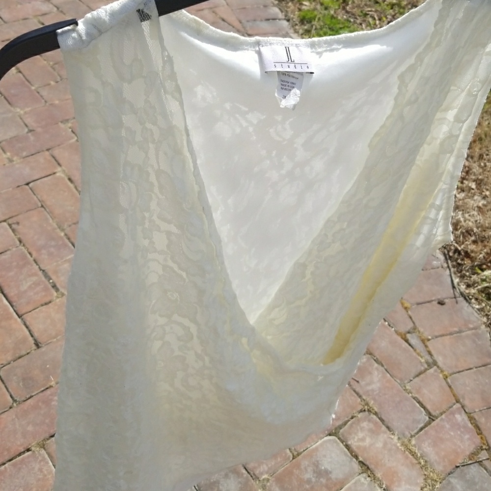 Cream blouse